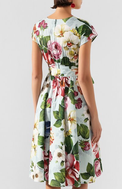Хлопковое платье DOLCE & GABBANA, арт. F6H3WT/HS5GB, фото 4