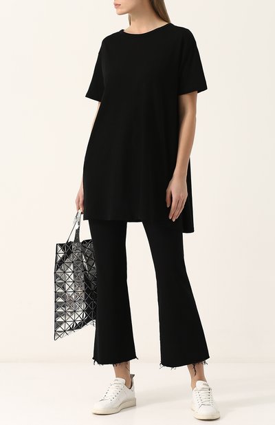 Однотонная хлопковая футболка свободного кроя YOHJI YAMAMOTO, арт. FE-T54-005, фото 2