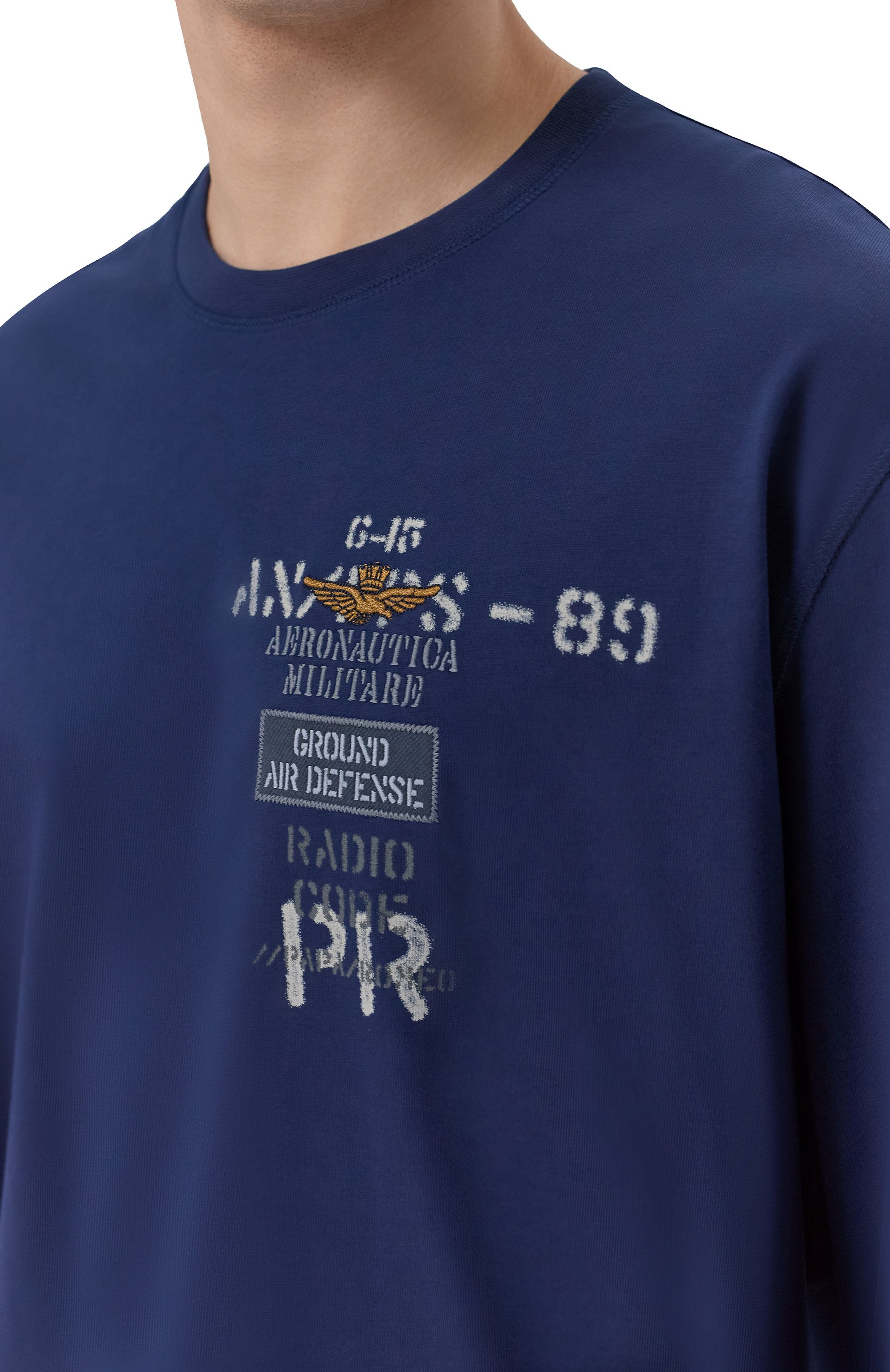 Хлопковый свитшот AERONAUTICA MILITARE, арт. FE2099UJ00725, фото 5