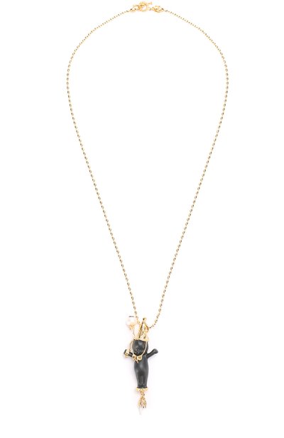 Кулон из фарфора на цепочке с отделкой из жемчуга GEM KINGDOM, арт. B34/M, фото 1