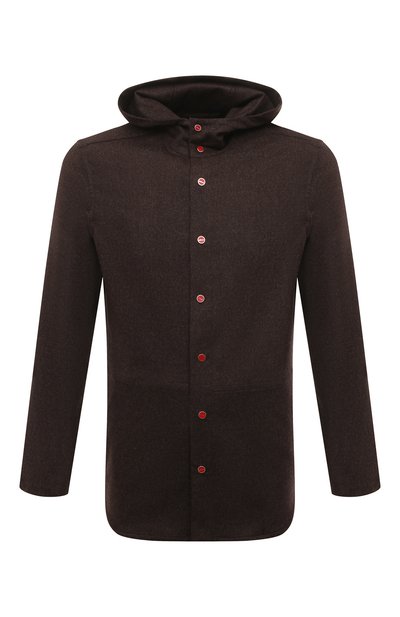 Мужская шерстяная рубашка KITON, арт. UMCPETEK0165C07