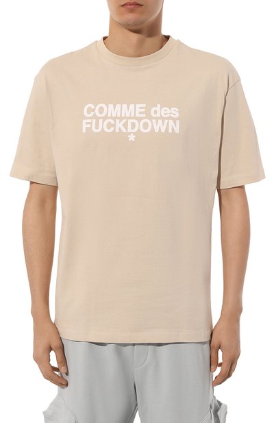 Хлопковая футболка COMME DES FUCKDOWN, арт. CFABM00008, фото 3