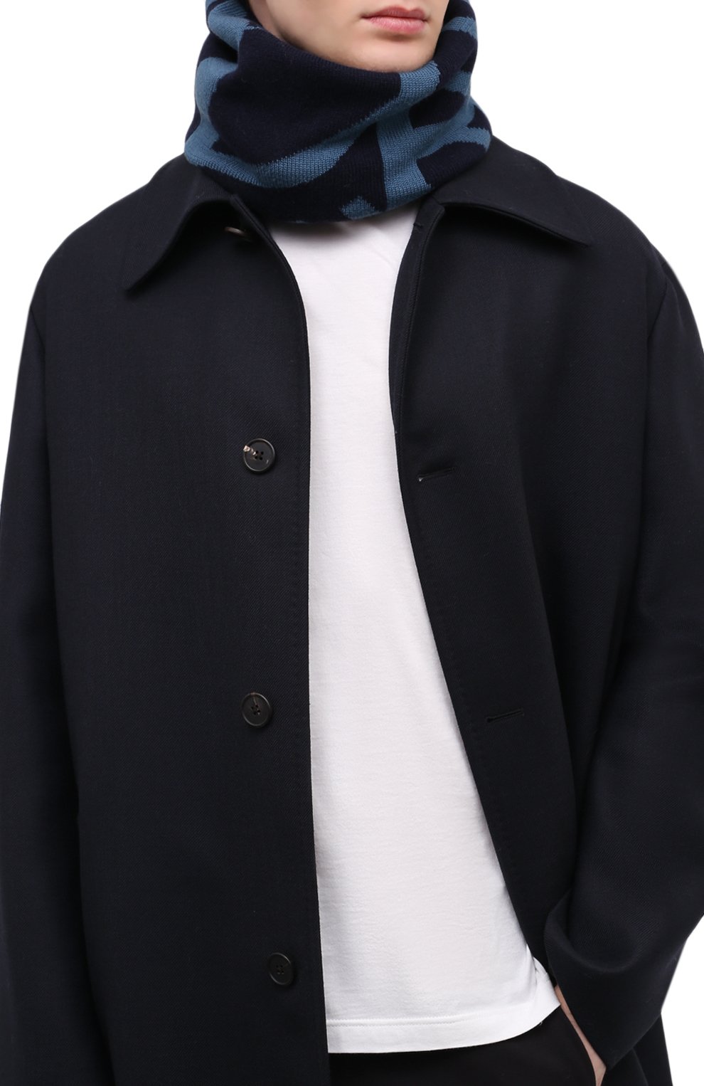 Шерстяной шарф-снуд STONE ISLAND, арт. 7515N22C7, фото 2