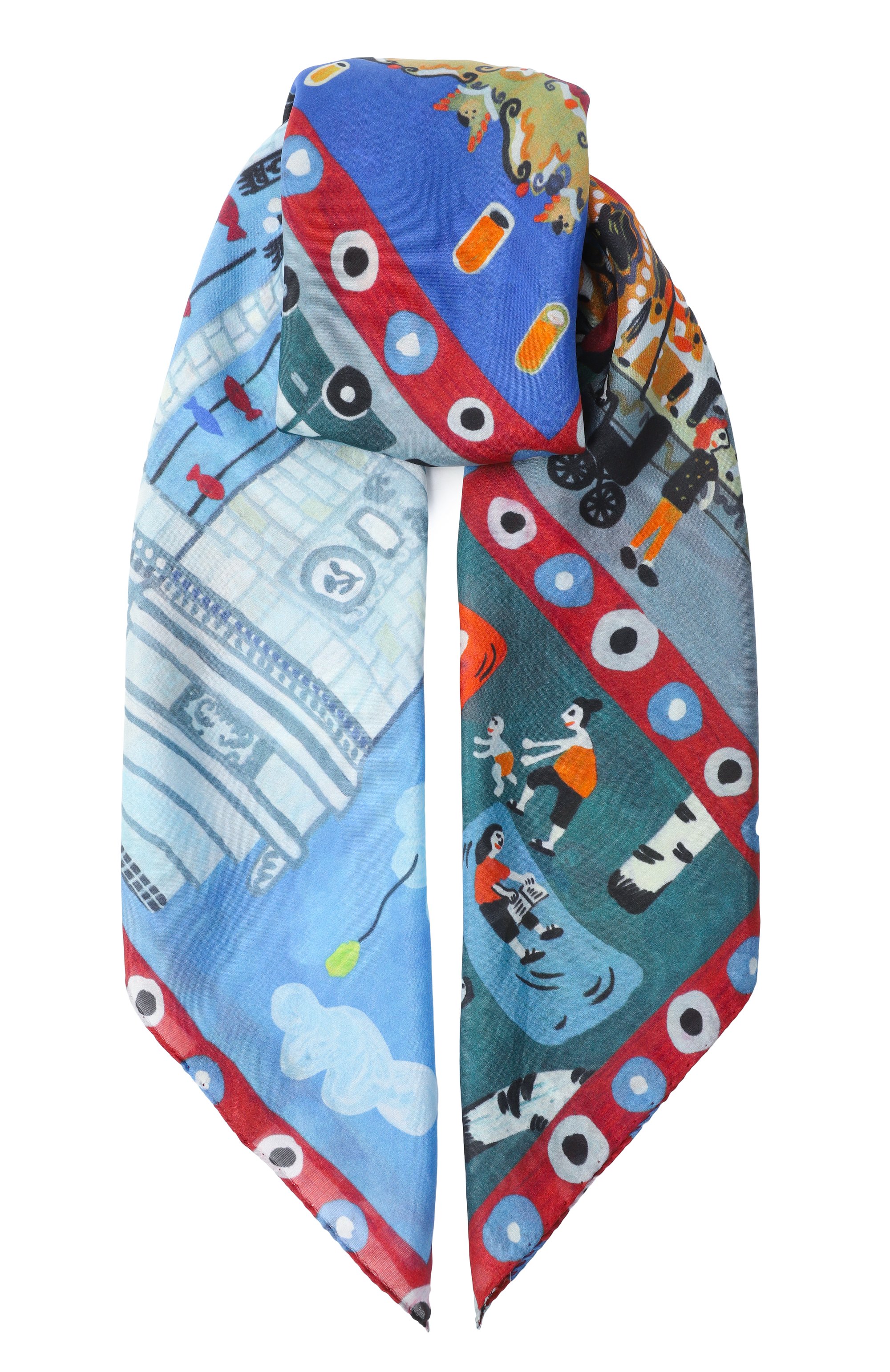 Шелковый платок парк горького GOURJI, арт. 91148137/4461, фото 1