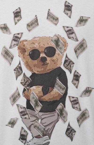 Хлопковая футболка BISIBIGLIO, арт. BLACK RICH TED, фото 5