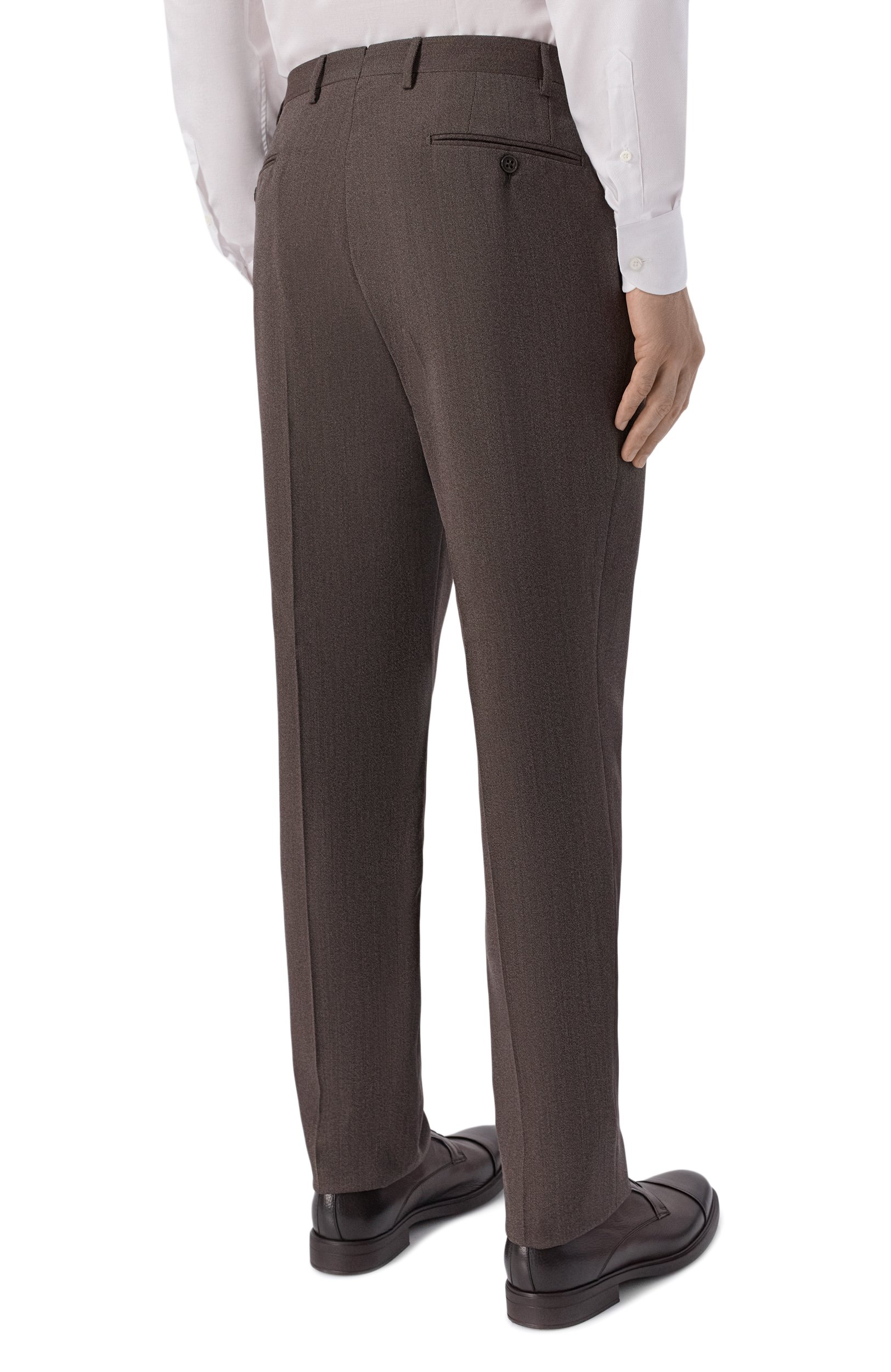 Шерстяные брюки CORNELIANI, арт. 285B03/2A18214, фото 4