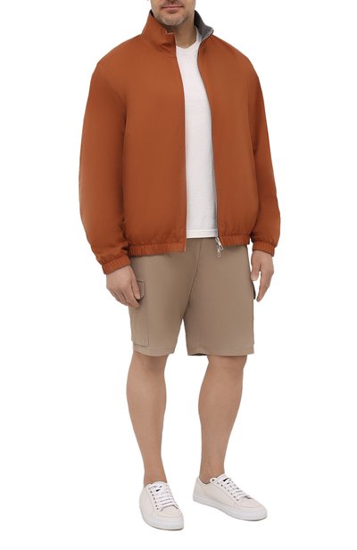 Хлопковые шорты BRIONI бежевого цвета по цене 72350 руб., арт. RPAJ0L/P0008/RANGIR0A, фото 2 Хлопковые шорты BRIONI, арт. RPAJ0L/P0008/RANGIR0A, фото 2