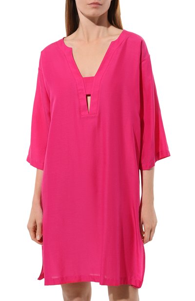 Туника из хлопка и шелка LISE CHARMEL розового цвета по цене 31140 руб., арт. ASB4471, фото 3 Туника из хлопка и шелка LISE CHARMEL, арт. ASB4471, фото 3