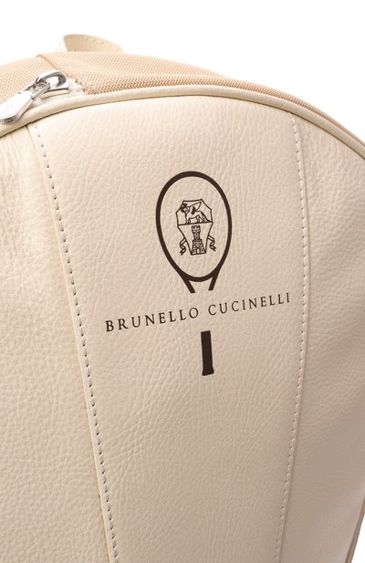 Сумка для ракетки BRUNELLO CUCINELLI кремового цвета по цене 317000 руб., арт. MBZIUBBT08, фото 5 Сумка для ракетки BRUNELLO CUCINELLI, арт. MBZIUBBT08, фото 5