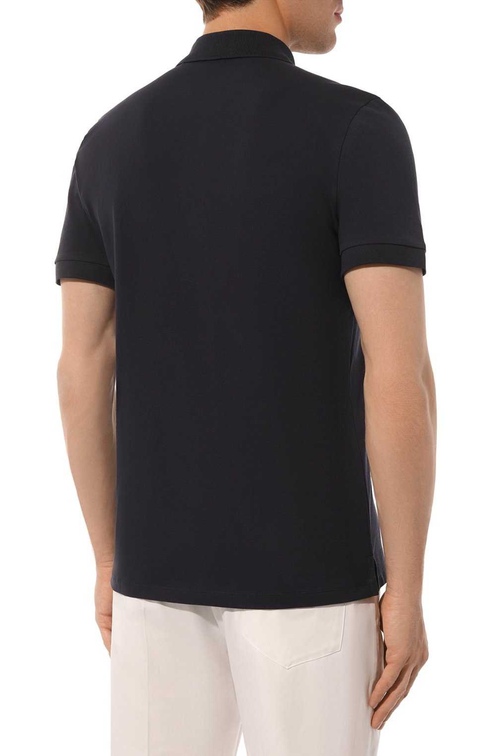 Хлопковое поло BOSS, арт. 50468362, фото 4