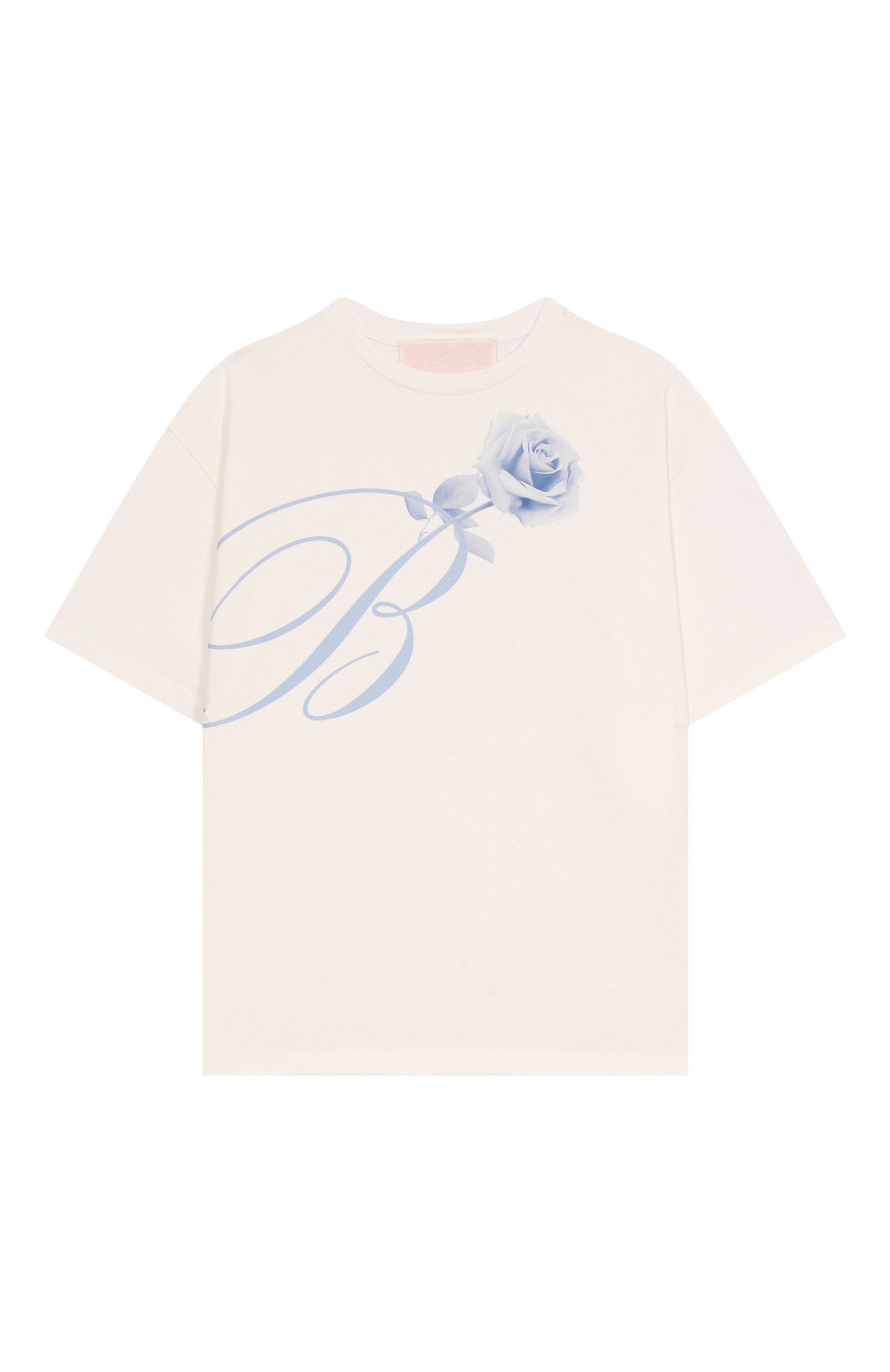 Хлопковая футболка BLUMARINE, арт. BFTS006.0.JF056/14A-16A, фото 1