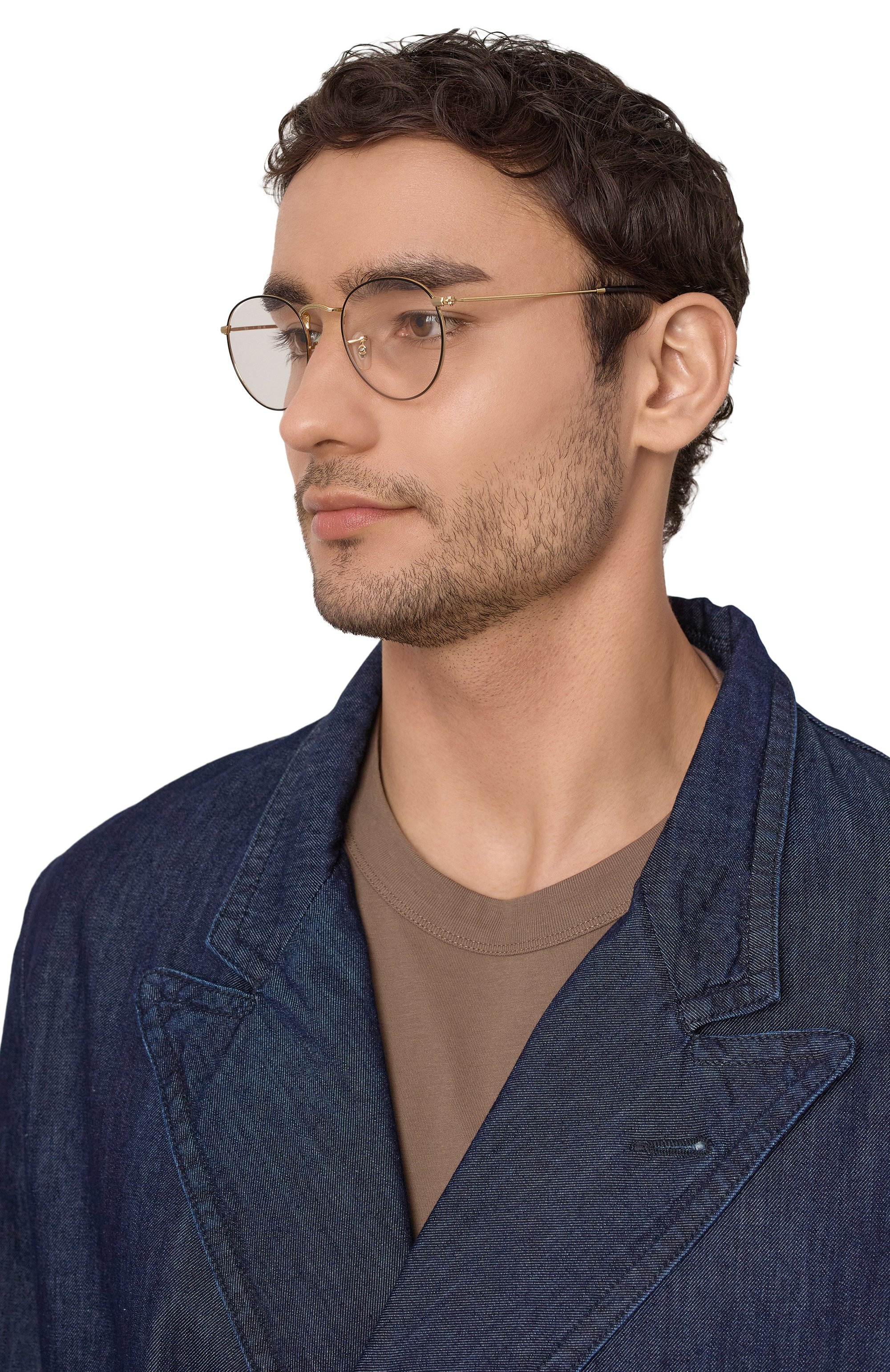 Оправа RAY-BAN золотого цвета по цене 21200 руб., арт. 3447V-2991, фото 2 Оправа RAY-BAN, арт. 3447V-2991, фото 2