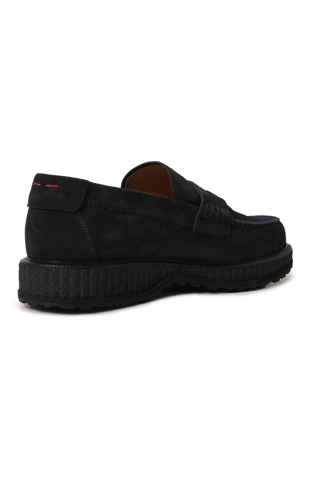 Замшевые пенни-лоферы KITON, арт. USSA211N0110802, фото 5