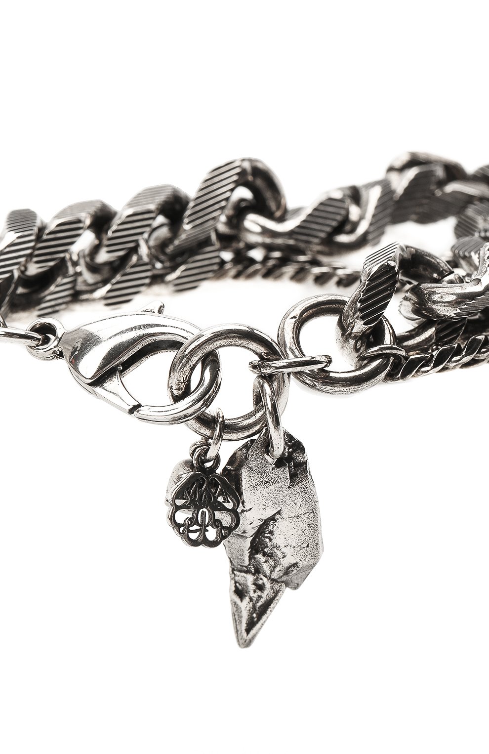 Браслет ALEXANDER MCQUEEN серебряного цвета по цене 67950 руб., арт. 634061/J160Y, фото 3 Браслет ALEXANDER MCQUEEN, арт. 634061/J160Y, фото 3