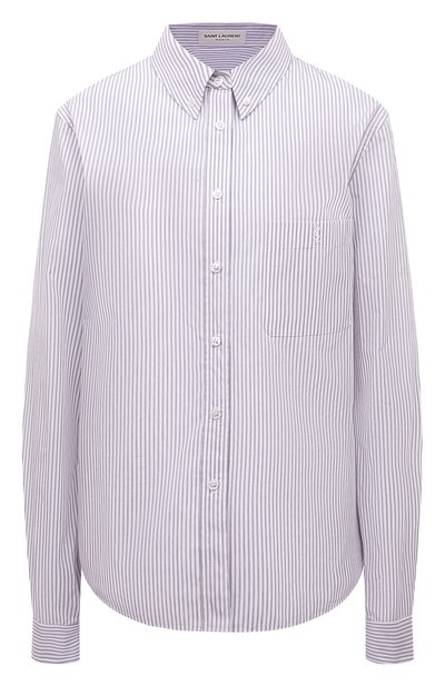 Женская хлопковая рубашка SAINT LAURENT, арт. 695999