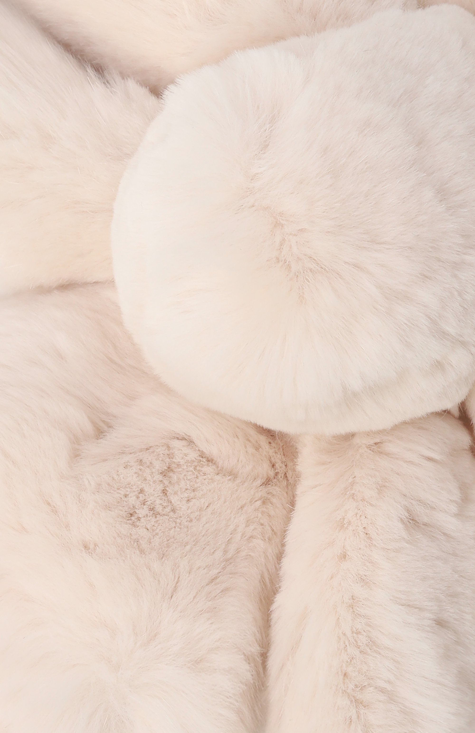 Меховой шарф из кролика YVES SALOMON ENFANT, арт. 21WEA703XXREXX, фото 2