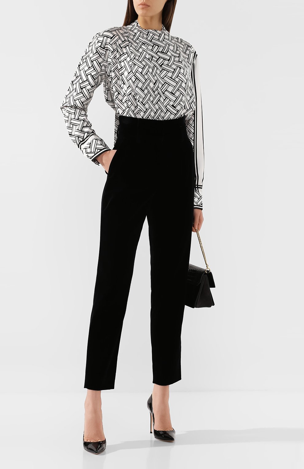 Хлопковые брюки  DOLCE & GABBANA, арт. FTBHCT/FUVAT, фото 2
