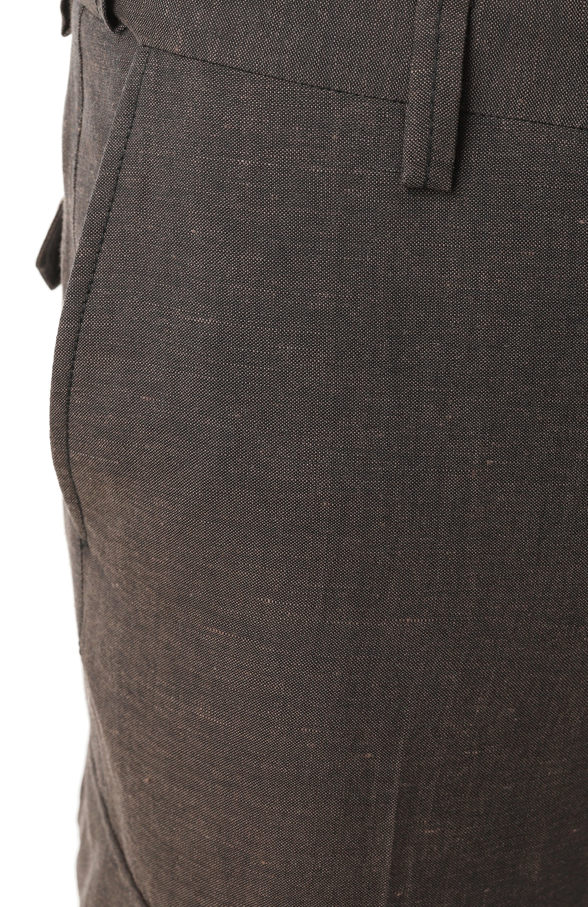 Брюки-карго из шерсти и льна CORNELIANI, арт. 254L02-2514164, фото 6