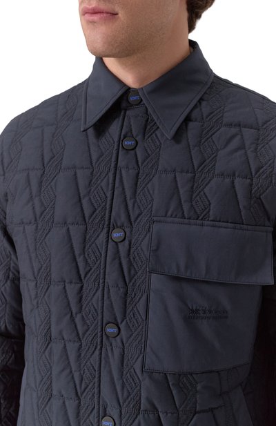 Хлопковая куртка-рубашка KITON, арт. UGK097K0753F01, фото 5