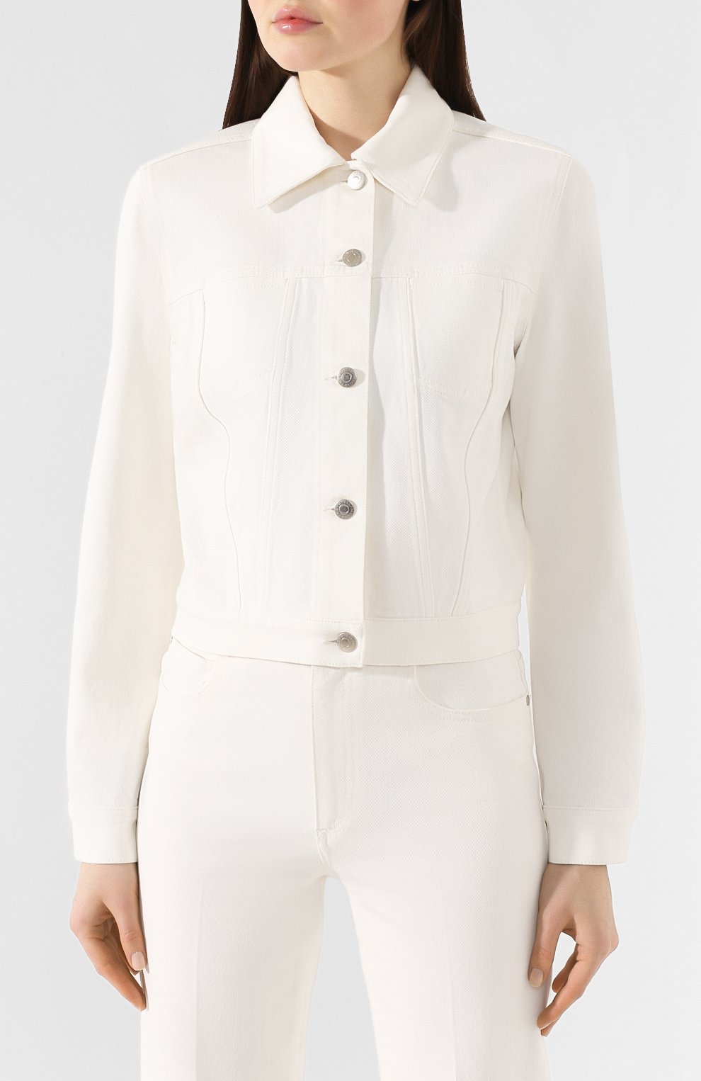 Джинсовая куртка STELLA MCCARTNEY белого цвета по цене 62950 руб., арт. 600260/SNH92, фото 3 Джинсовая куртка STELLA MCCARTNEY, арт. 600260/SNH92, фото 3