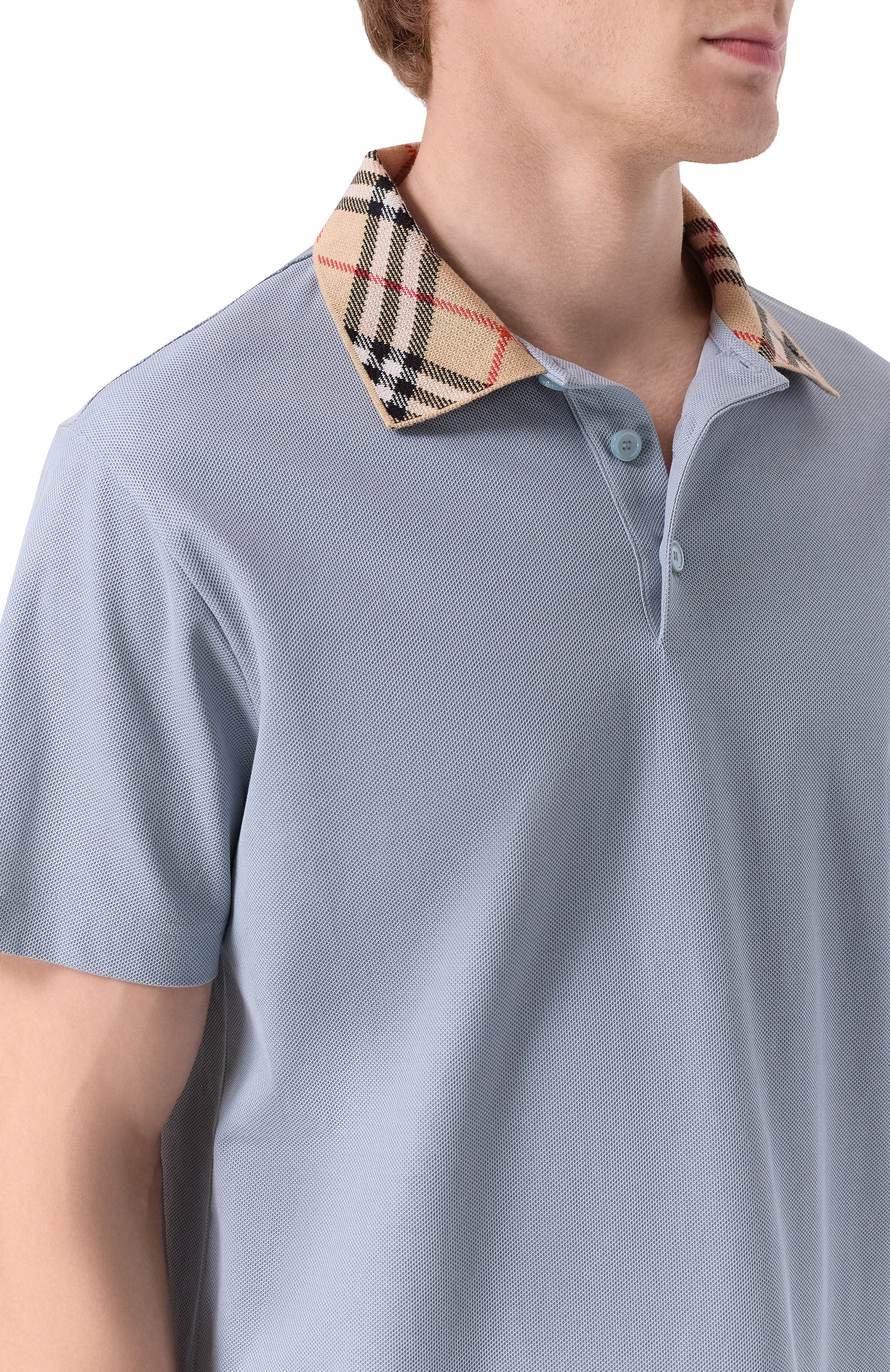 Хлопковое поло BURBERRY, арт. 8110944, фото 5