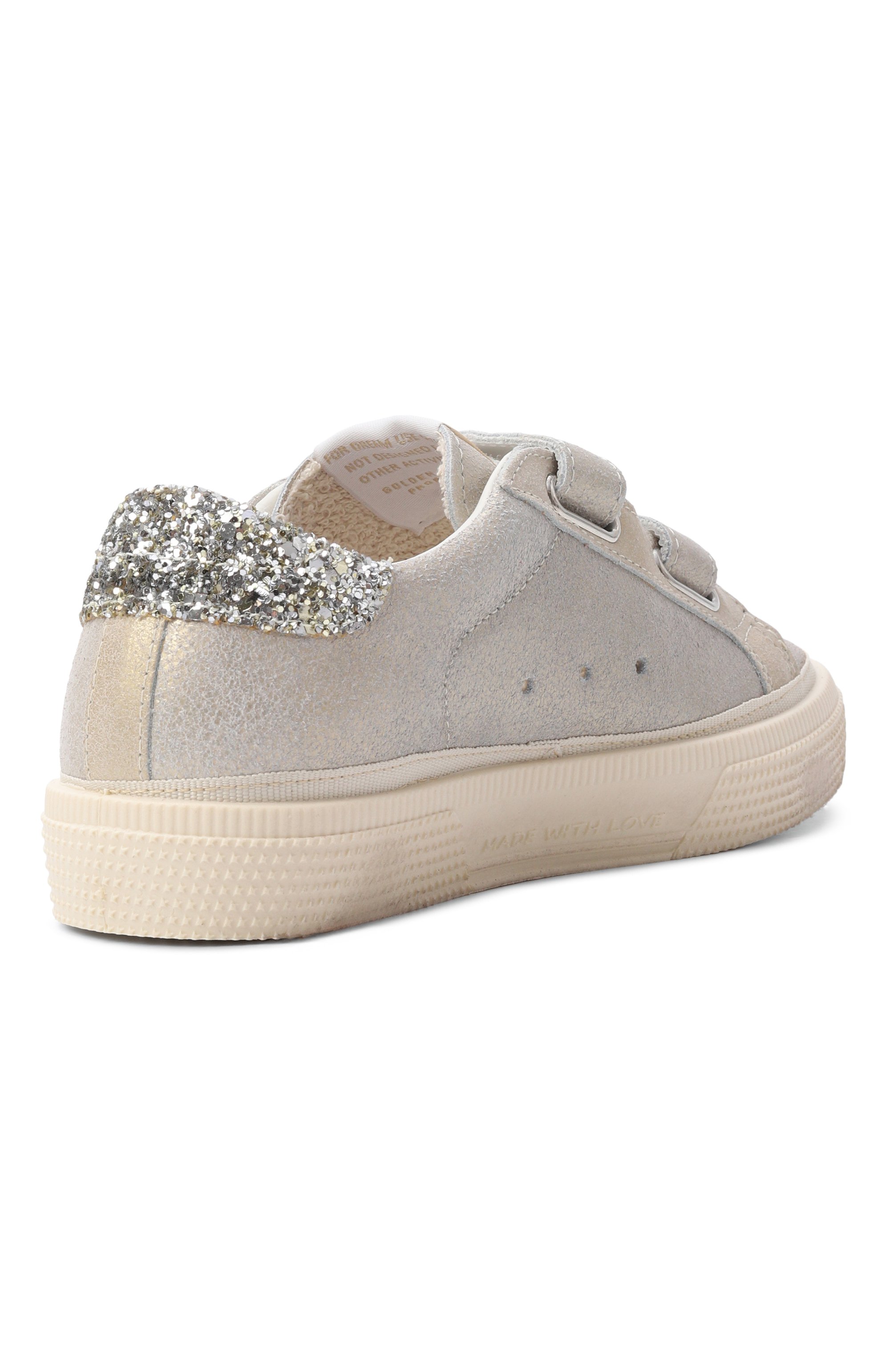 Кожаные кеды may GOLDEN GOOSE DELUXE BRAND золотого цвета по цене 29050 руб., арт. GYF00198.F008077, фото 3 Кожаные кеды may GOLDEN GOOSE DELUXE BRAND, арт. GYF00198.F008077, фото 3
