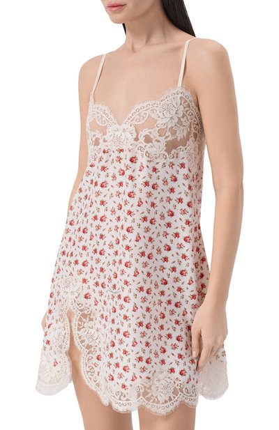 Платье из шелка и хлопка DOLCE & GABBANA, арт. F60E7T/IS10J, фото 3