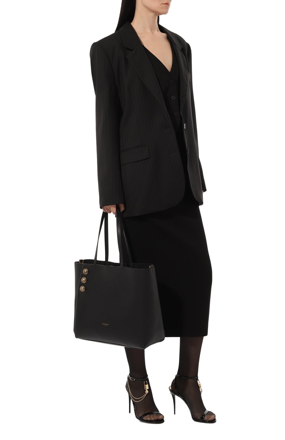 Сумка-тоут embleme BALMAIN, арт. BN1FE836LARN, фото 8