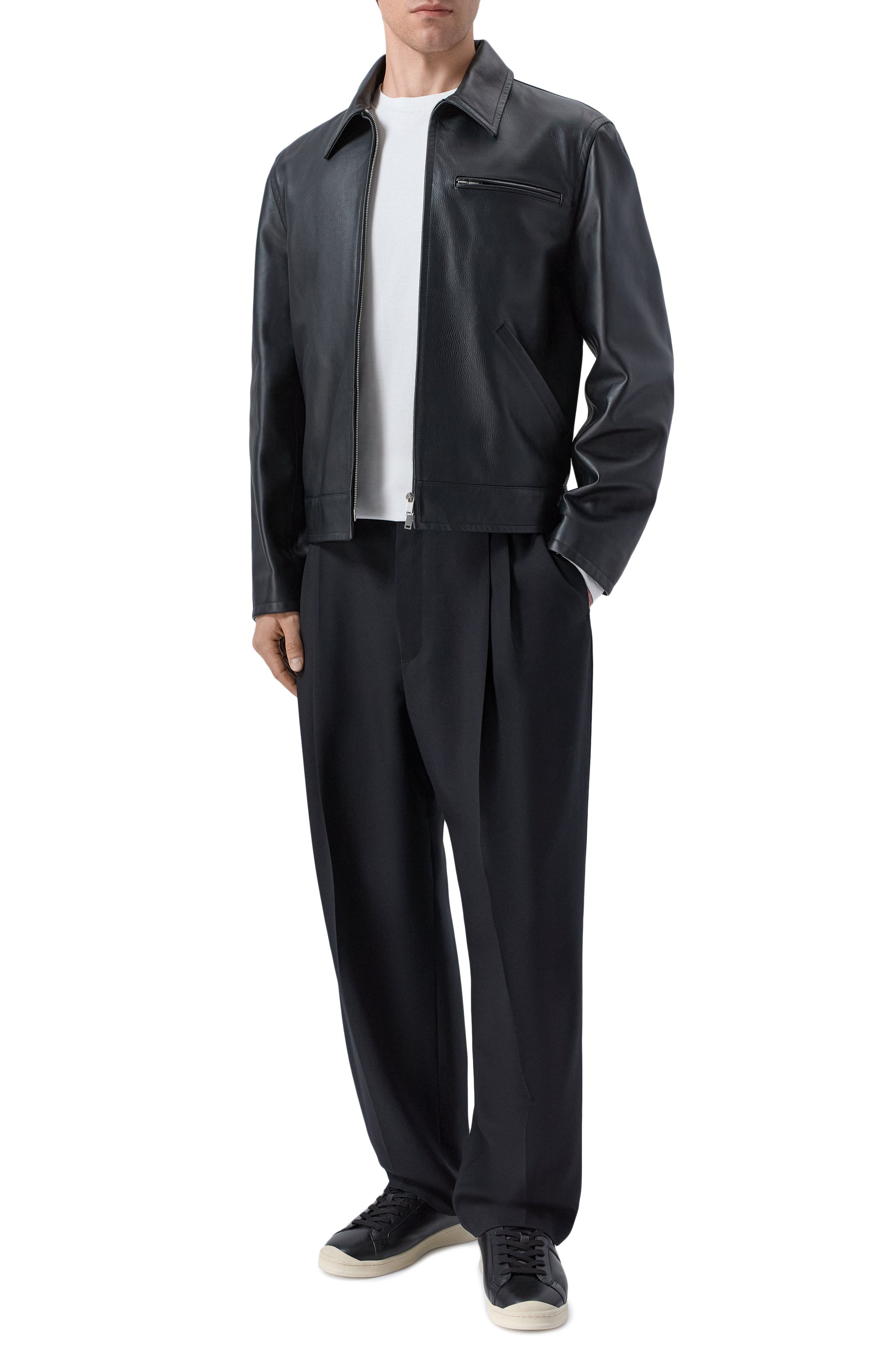 Кожаные кеды JIL SANDER, арт. J33WS0055/P7823, фото 2