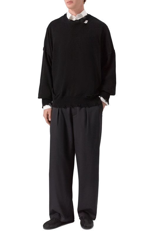 Комбинированные кеды Siru Ann Demeulemeester B0012585 Чёрный  B0012585 Фото 2