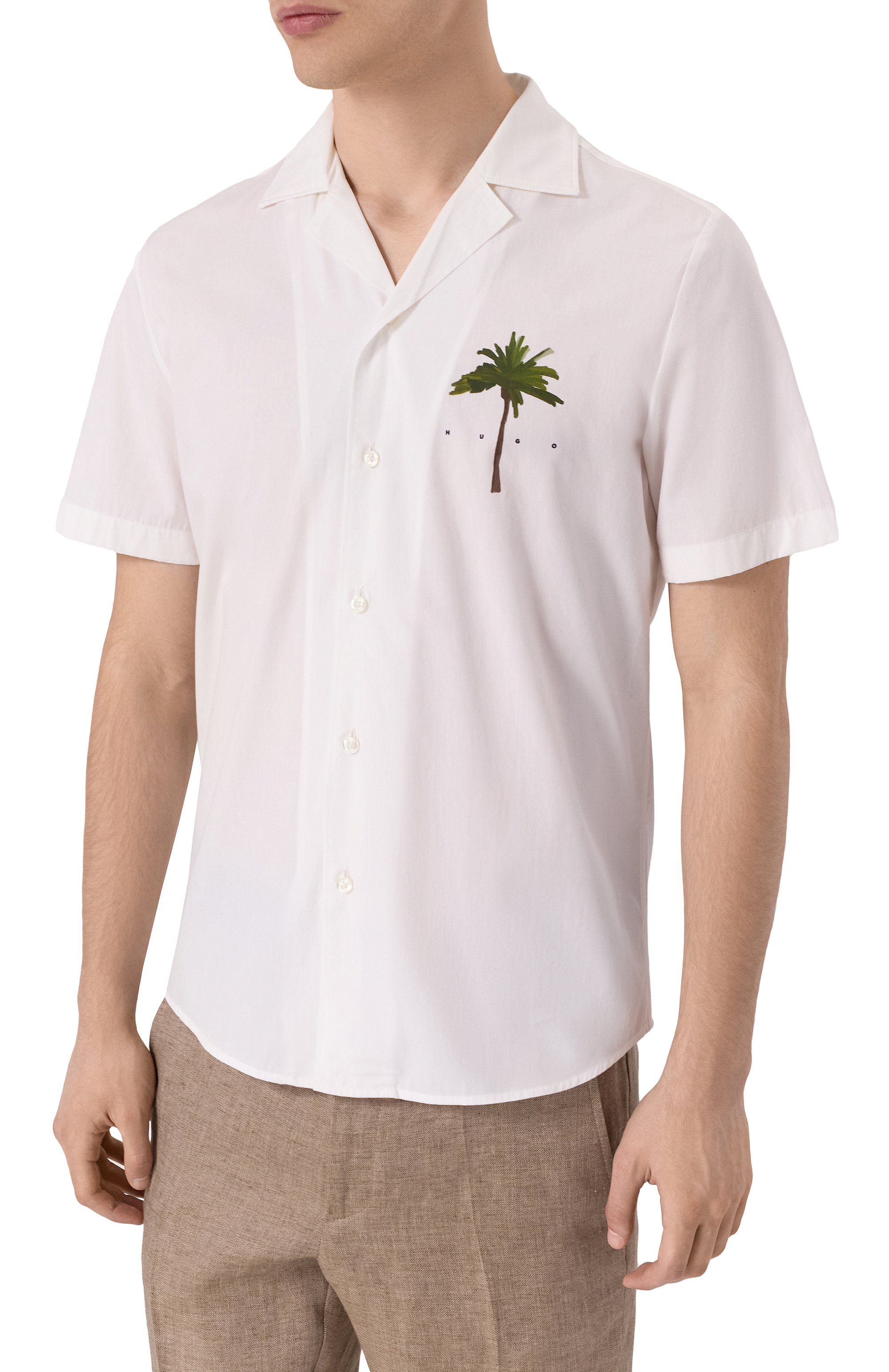 Хлопковая рубашка HUGO, арт. 50540153, фото 3