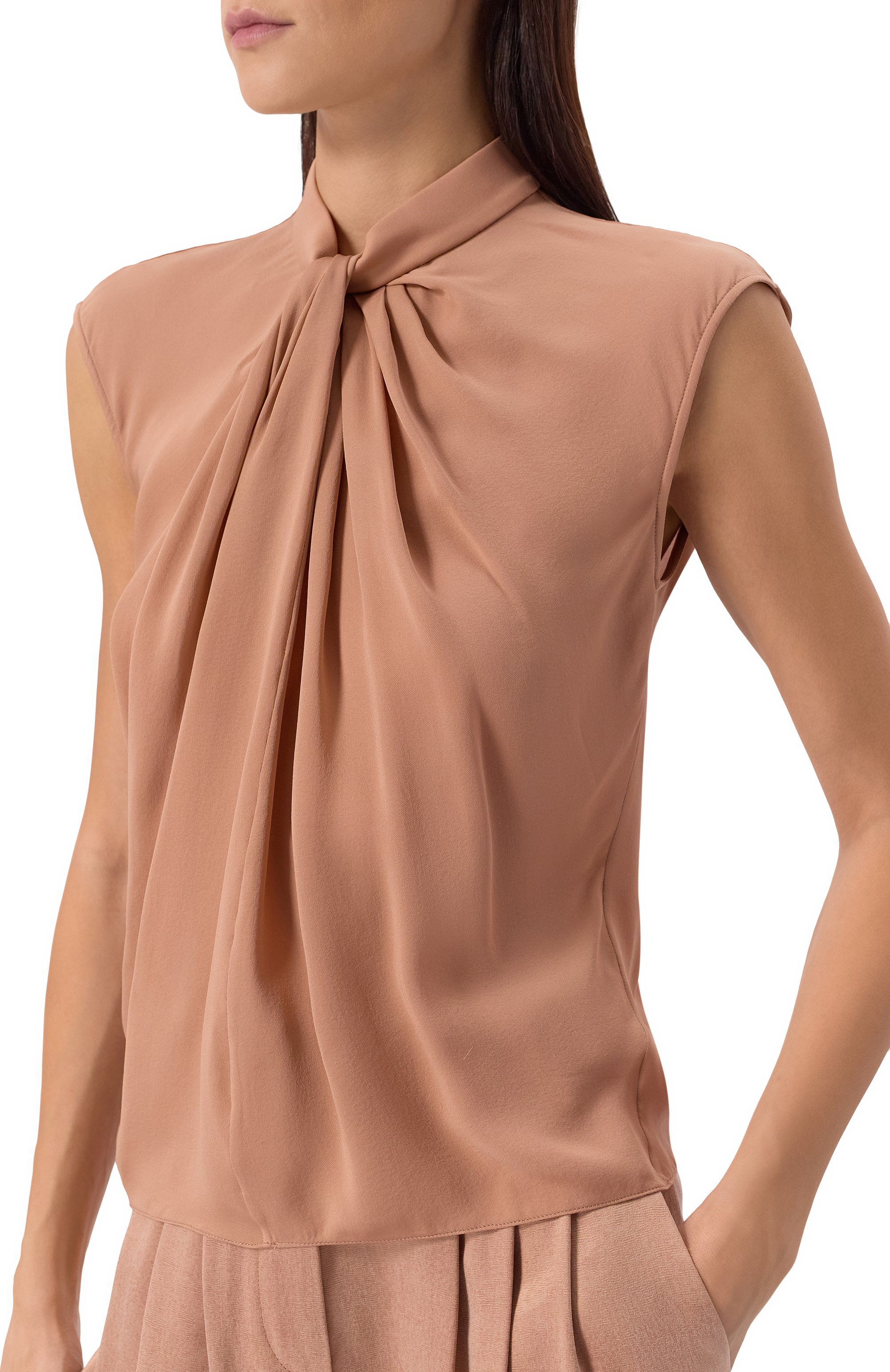 Шелковый топ GIORGIO ARMANI, арт. GW001107/TE14025, фото 5