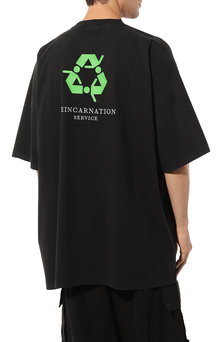 Хлопковая футболка VETEMENTS, арт. UE54TR150B, фото 7