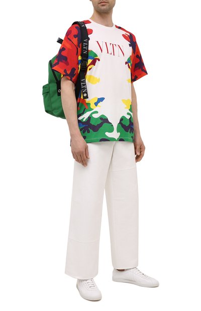 Хлопковая футболка VALENTINO, арт. WV3MG08I7NQ, фото 2