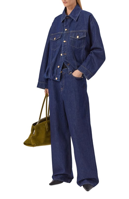 Джинсовая куртка 7 For All Mankind 7U5E0E48-1ZI Синий  7U5E0E48-1ZI Фото 2