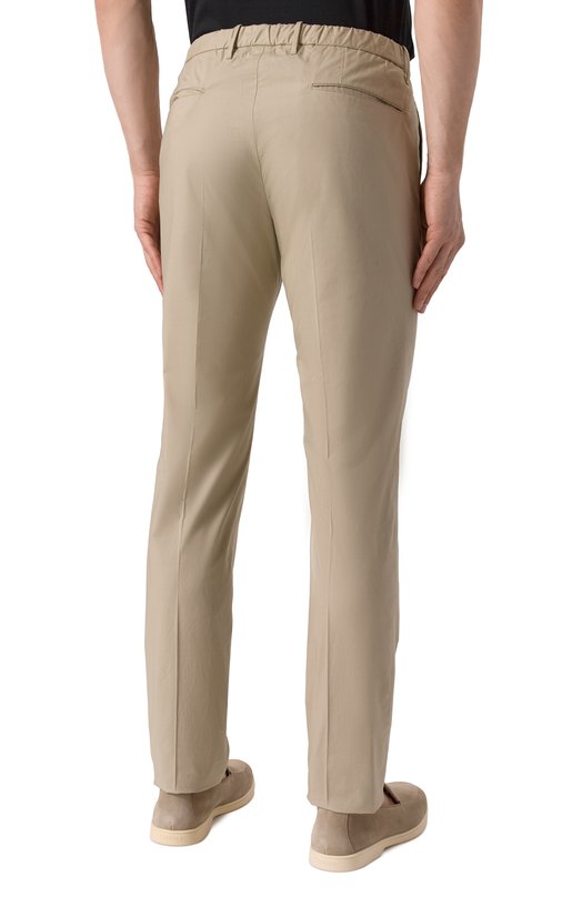 Хлопковые брюки Slowear 1W0084/9208B Бежевый  1W0084/9208B Фото 4