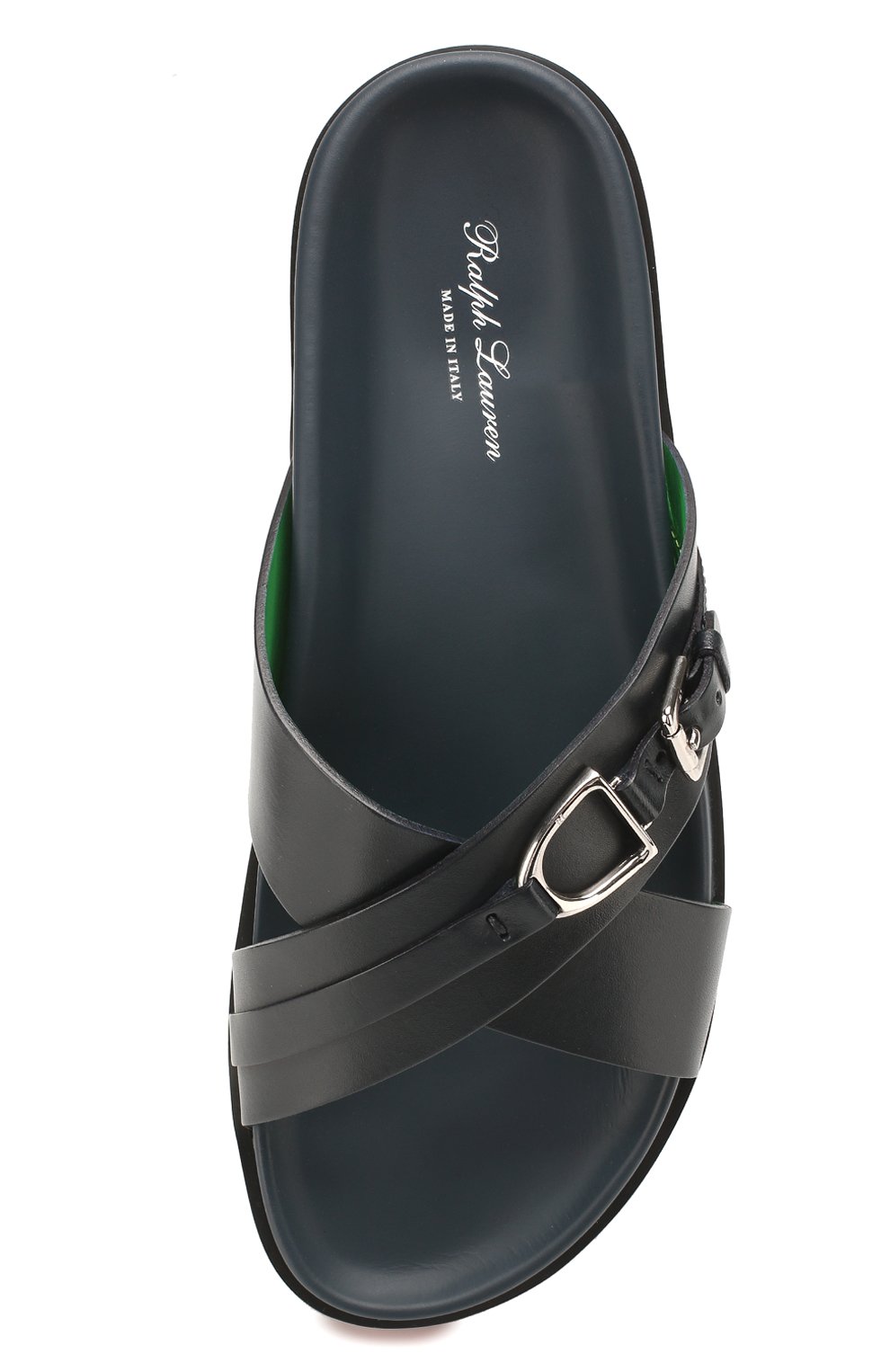 Кожаные шлепанцы RALPH LAUREN, арт. 815795858, фото 5