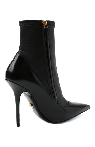 Кожаные ботильоны safety pin VERSACE, арт. DST415P/DNA28, фото 4