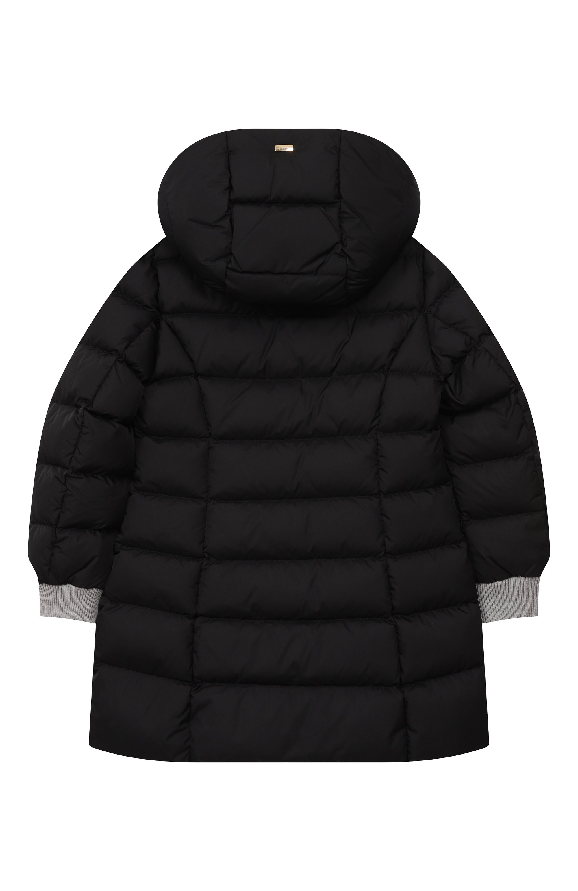 Пуховое пальто HERNO черного цвета по цене 63250 руб., арт. PI000186G/12004Z, фото 2 Пуховое пальто HERNO, арт. PI000186G/12004Z, фото 2