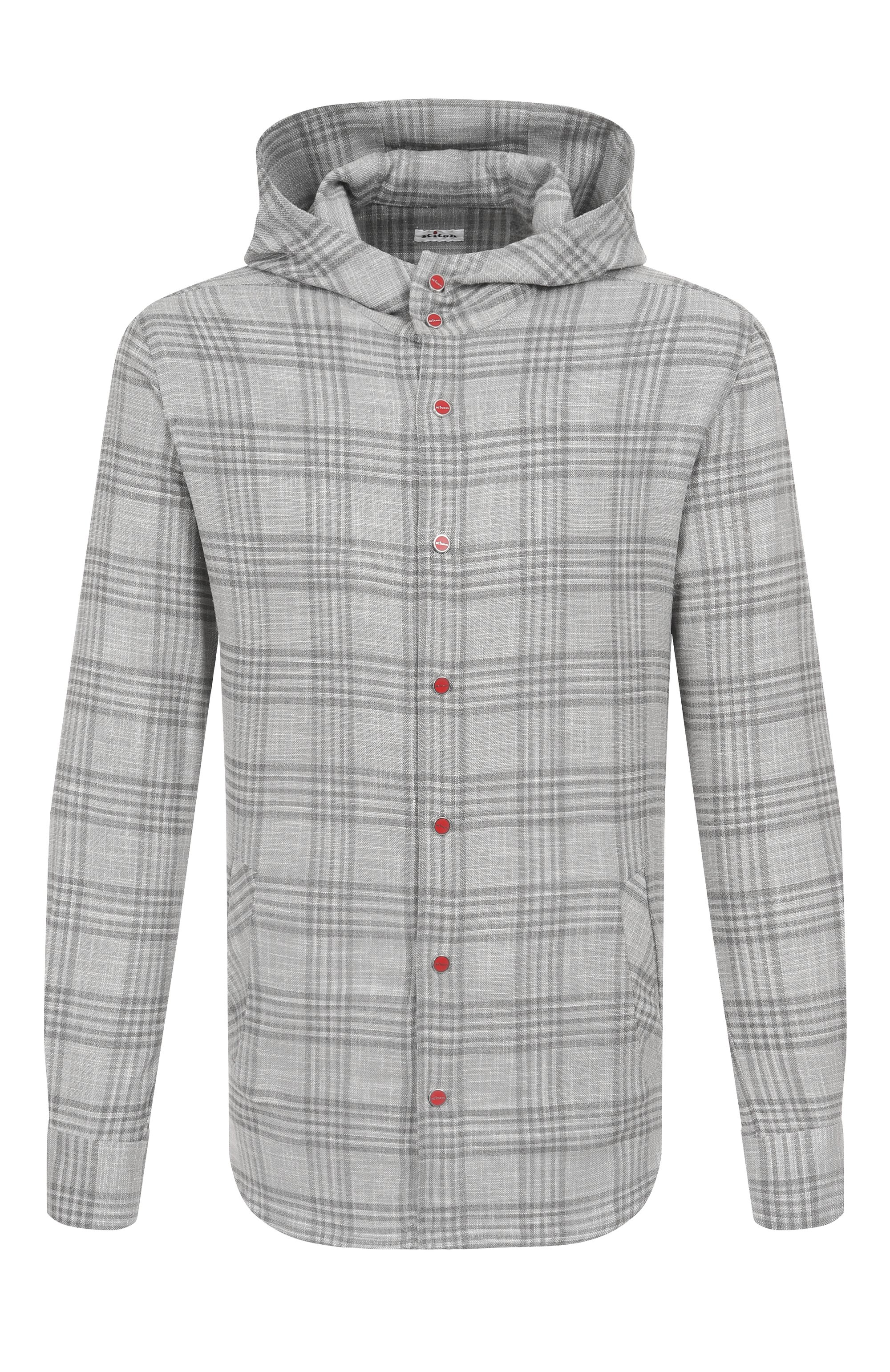 Рубашка из шерсти и шелка KITON, арт. UMCMARK0617E20, фото 1