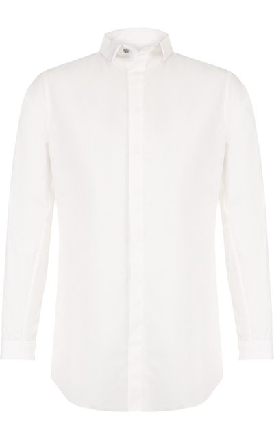 Хлопковая рубашка с необработанным краем MANUEL MARTE, арт. S7202, фото 1