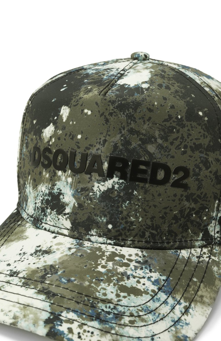 Мужская бейсболка DSQUARED2 зеленого цвета, арт. BCM0897/16808168 | Фото 4 (Материал: Текстиль, Синтетический материал; Нос: Не проставлено)