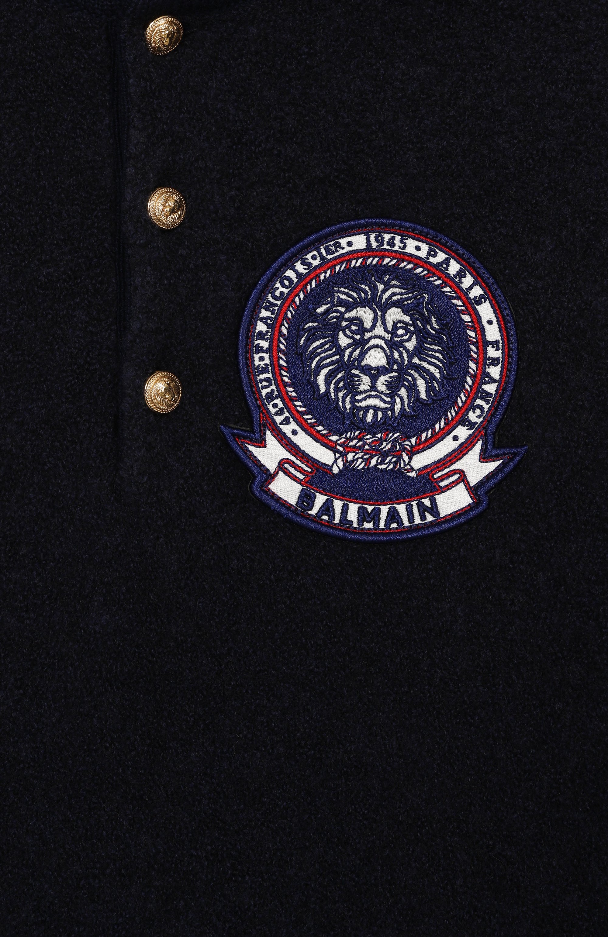 Шерстяное поло BALMAIN, арт. BX9P90, фото 3