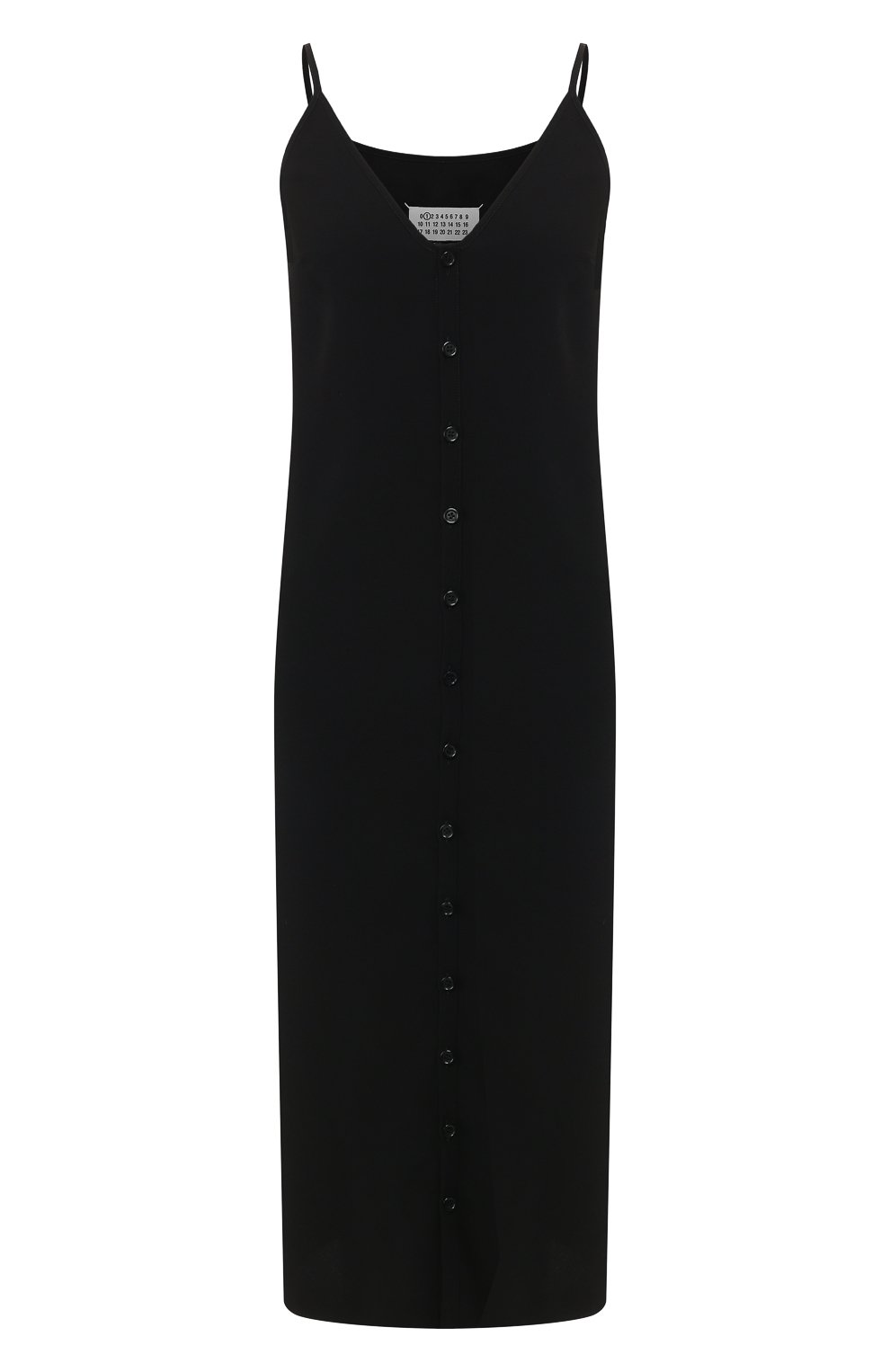 Платье-миди MAISON MARGIELA черного цвета по цене 89950 руб., арт. S51CU0185/S52619, фото 1 Платье-миди MAISON MARGIELA, арт. S51CU0185/S52619, фото 1