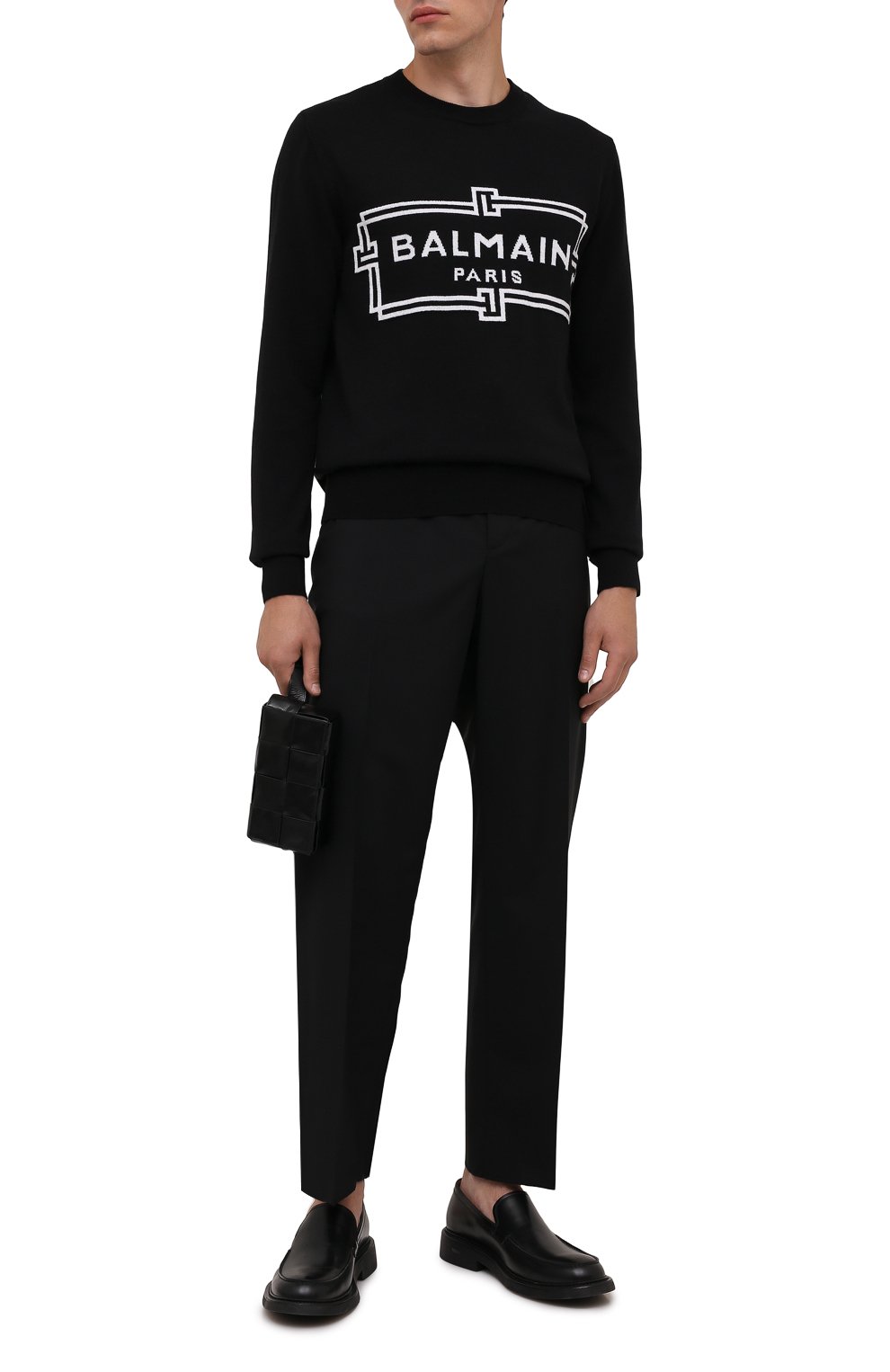 Шерстяной джемпер BALMAIN, арт. WH1KD000/K037, фото 2