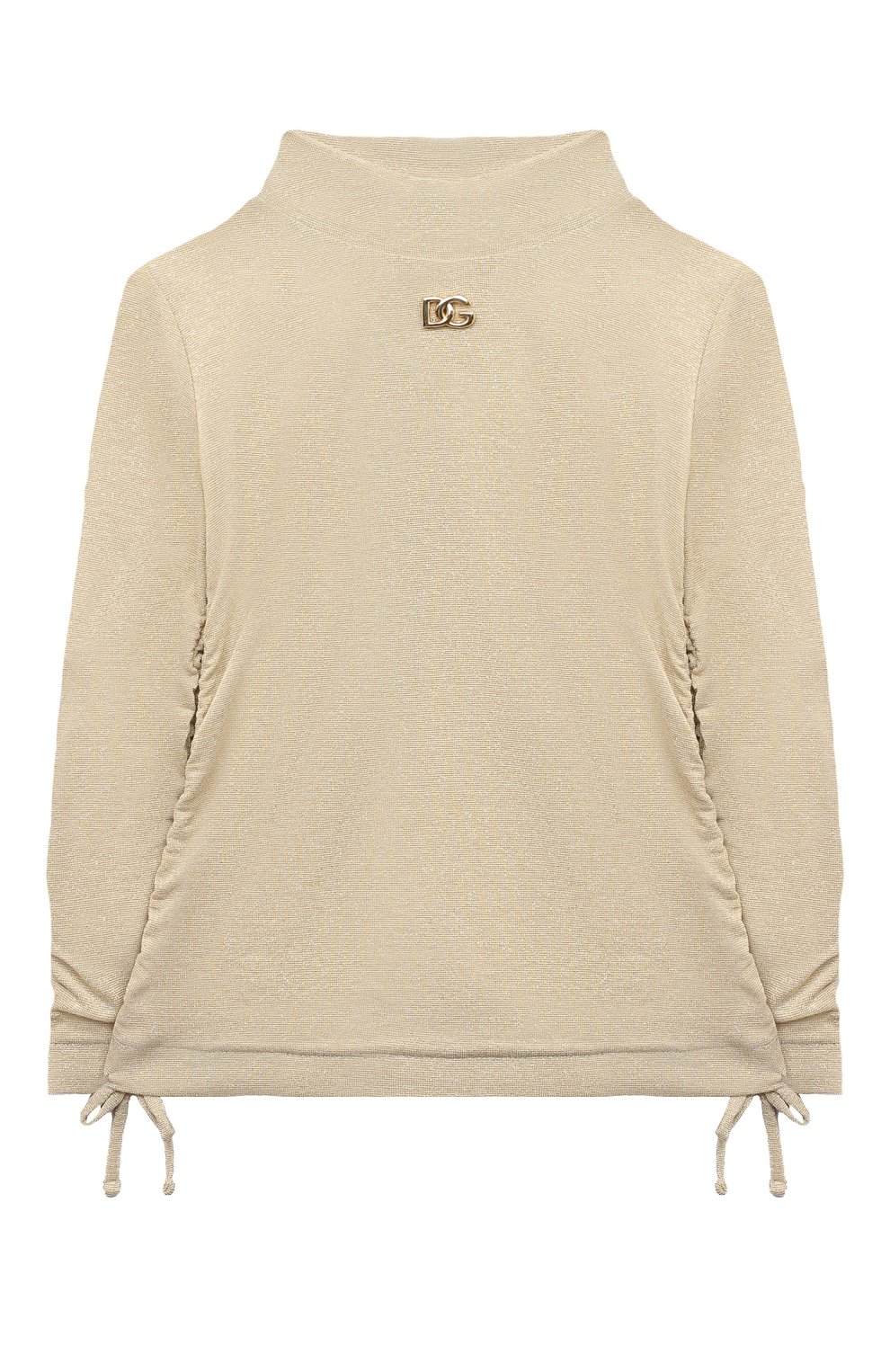 Водолазка DOLCE & GABBANA золотого цвета по цене 37900 руб., арт. L5JTML/FUGM9/2-6, фото 1 Водолазка DOLCE & GABBANA, арт. L5JTML/FUGM9/2-6, фото 1