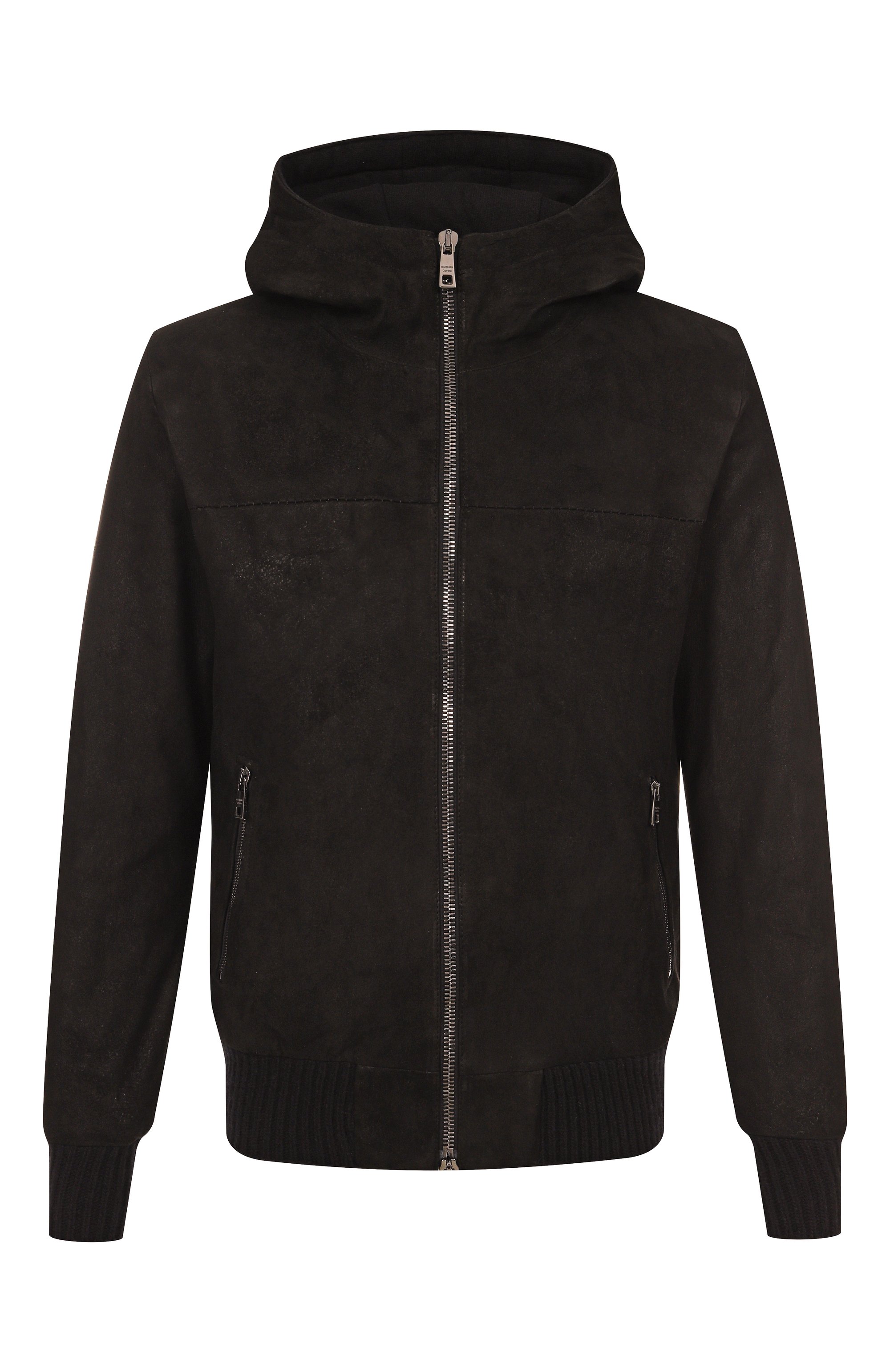 Кожаный бомбер GIORGIO BRATO, арт. GU26F14096NAPSTM, фото 1