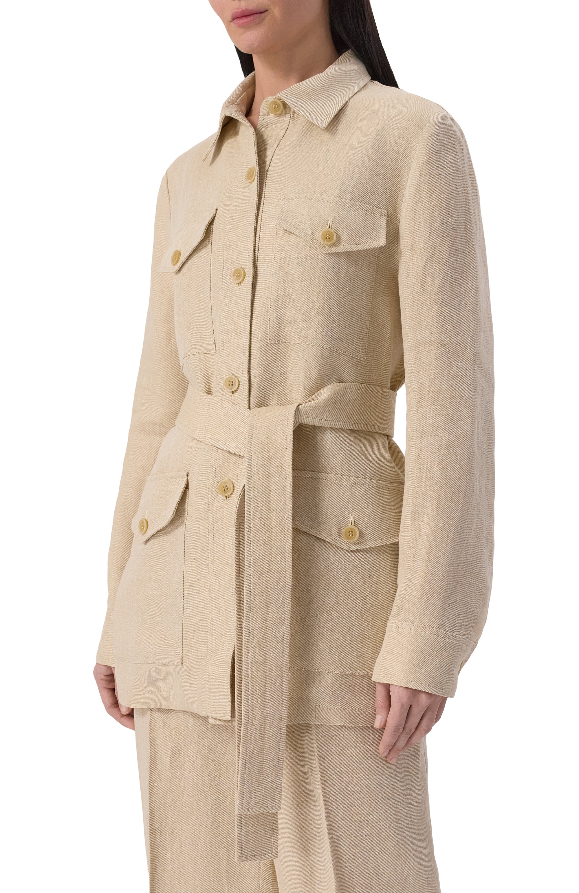 Льняной жакет P.A.R.O.S.H., арт. D430377, фото 3