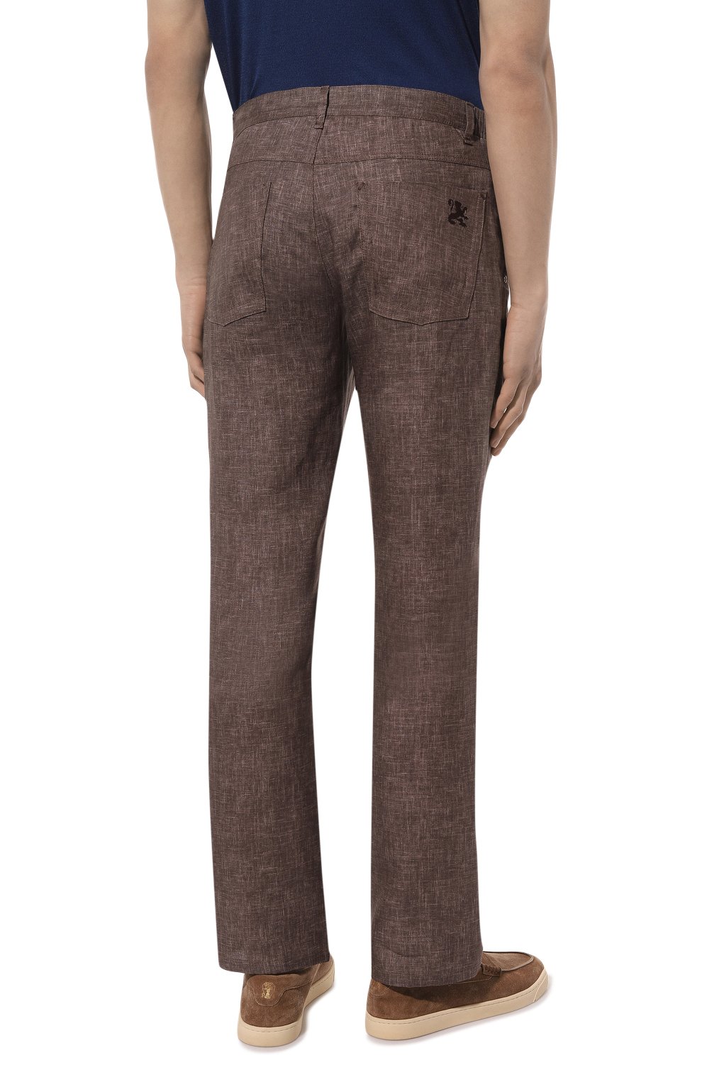 Льняные брюки ZILLI, арт. M0Z-D0180-LIN01/R001, фото 4