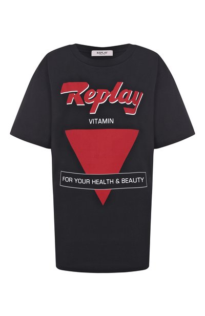 Женская хлопковая футболка REPLAY, арт. W3378 .000.2660